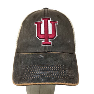 Top of the World Men's IU Indiana Hoosiers Snapback Hat Brown Tan OSFA